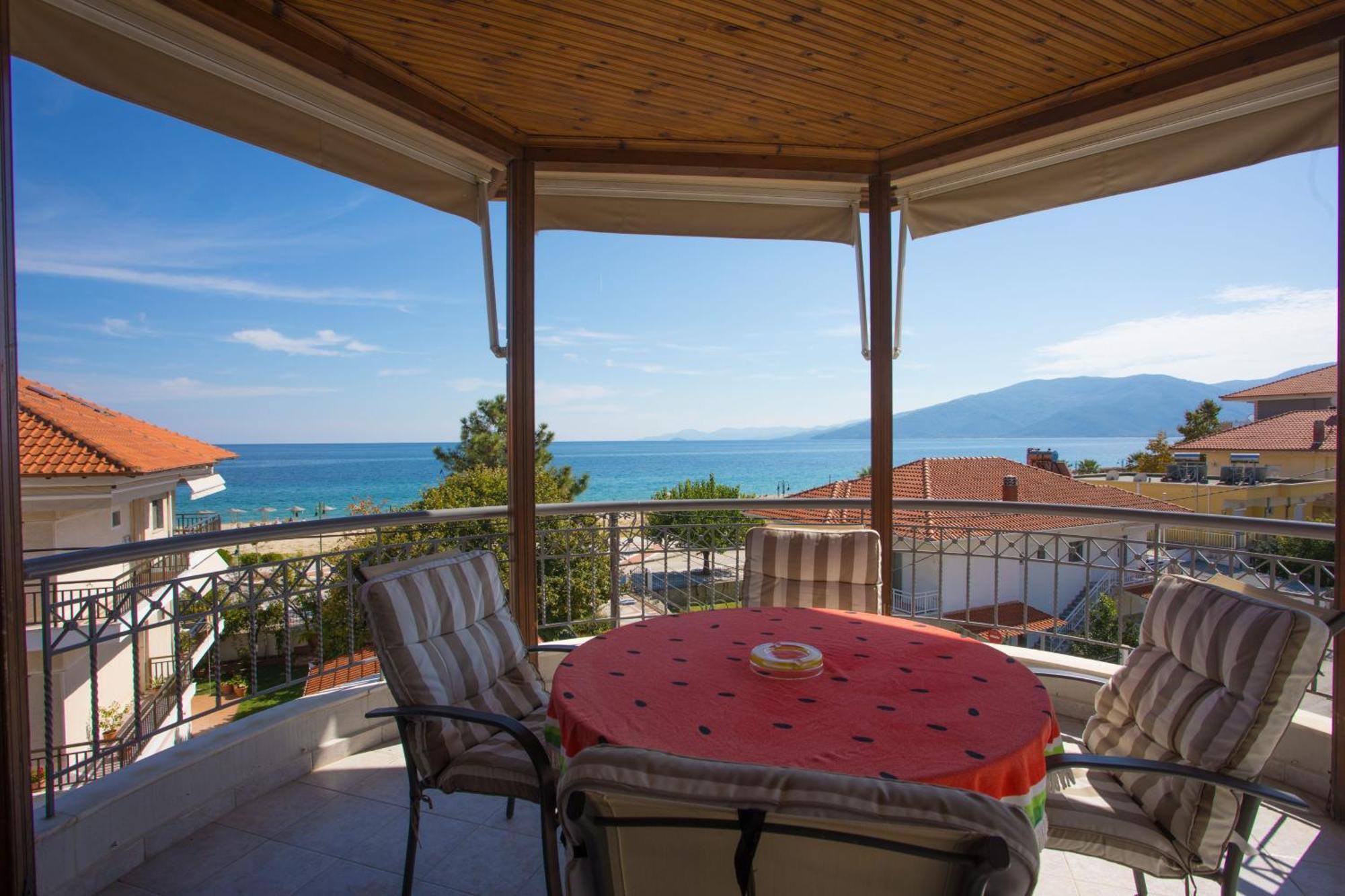 Villa Amalia Sun Beach Nea Vrasna Luaran gambar