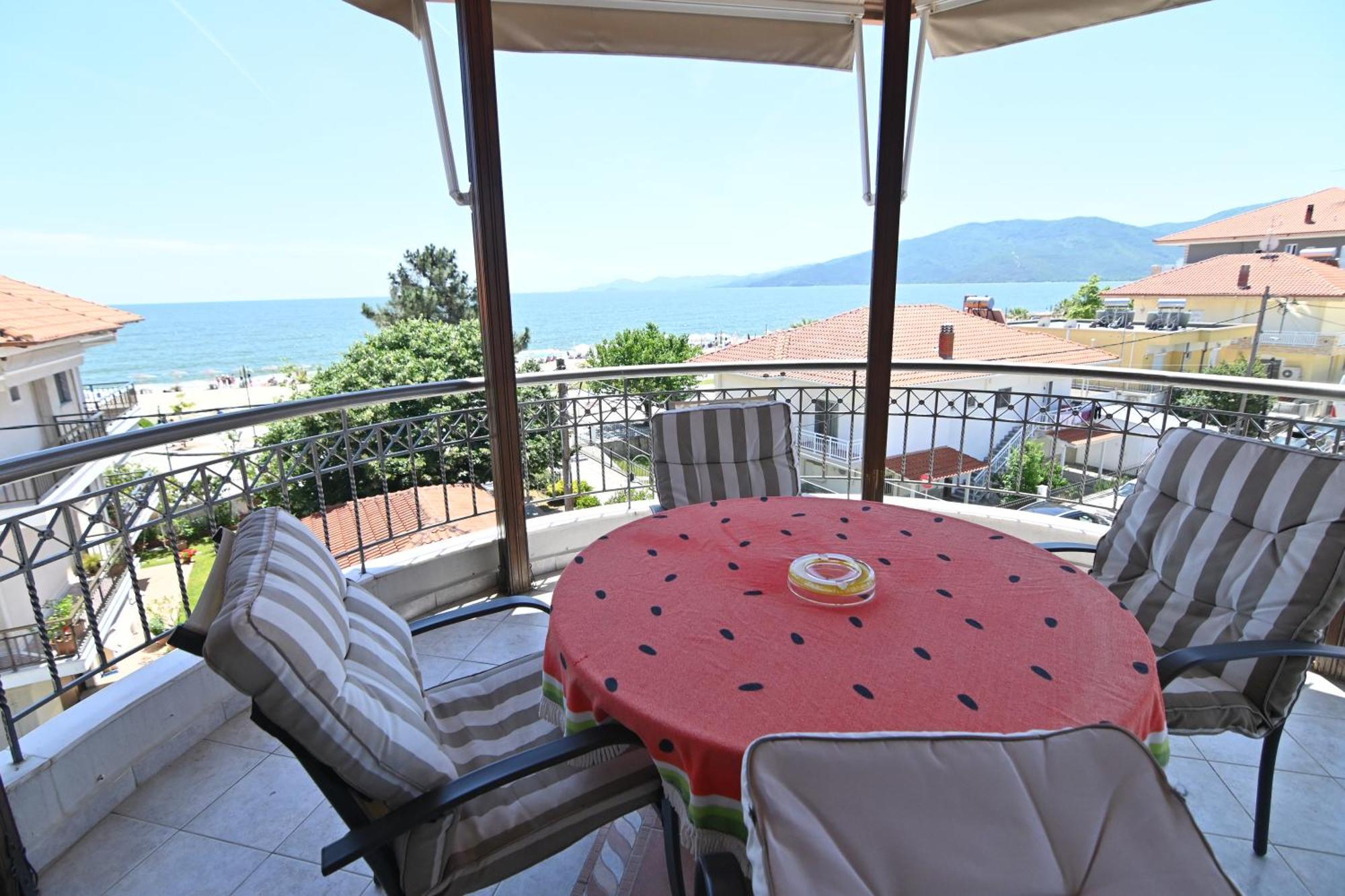 Villa Amalia Sun Beach Nea Vrasna Luaran gambar