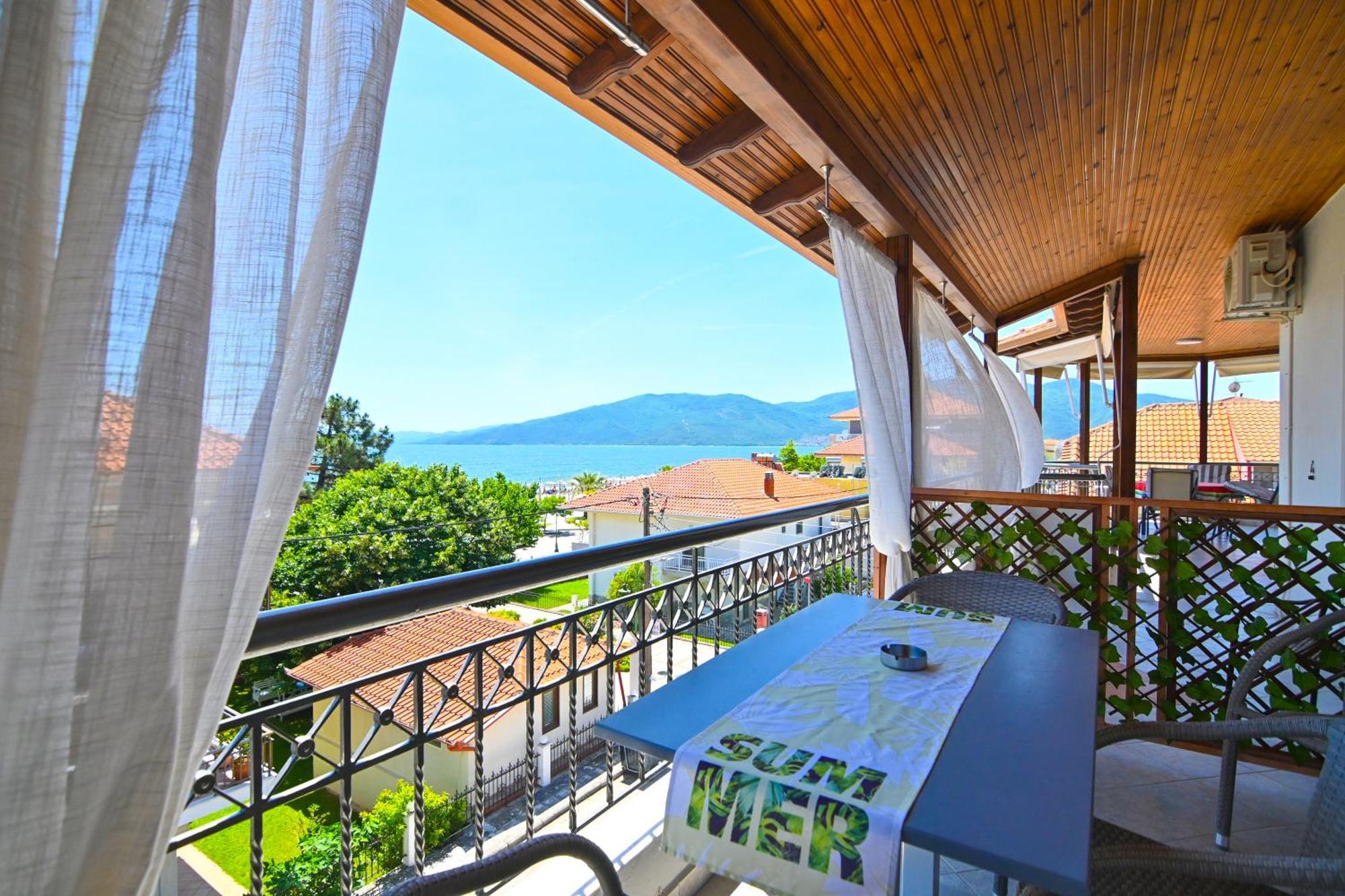 Villa Amalia Sun Beach Nea Vrasna Luaran gambar